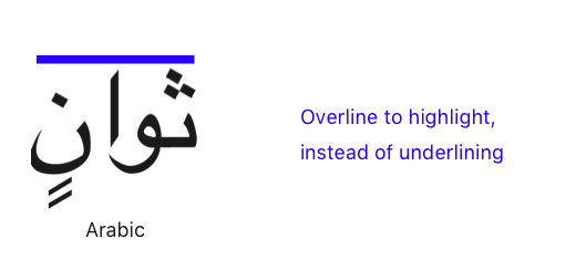 Font Decoration Example